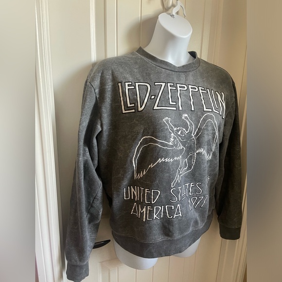 Led Zeppelin Cotton Blend Long Sleeve Official Licensed Sweatshirt, Size Large - Picture 2 of 7